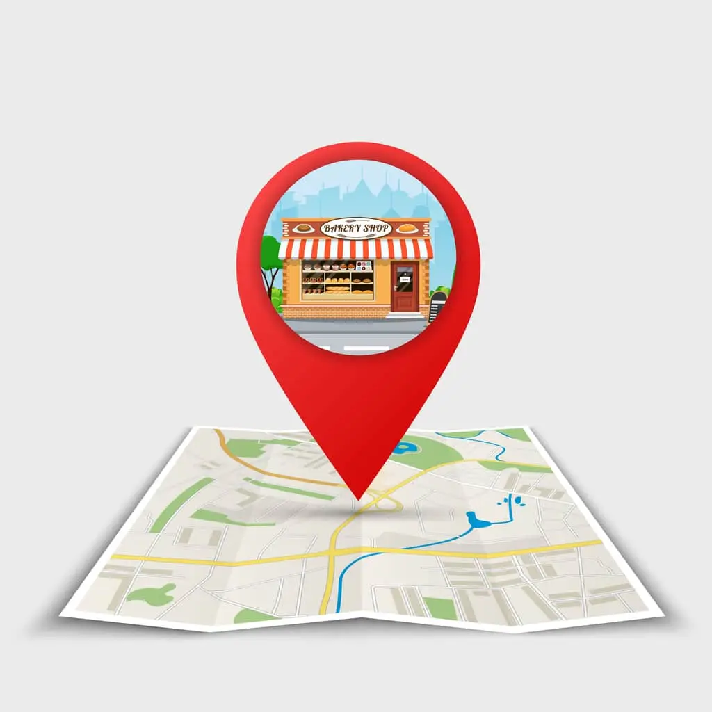 local marketing pin google map